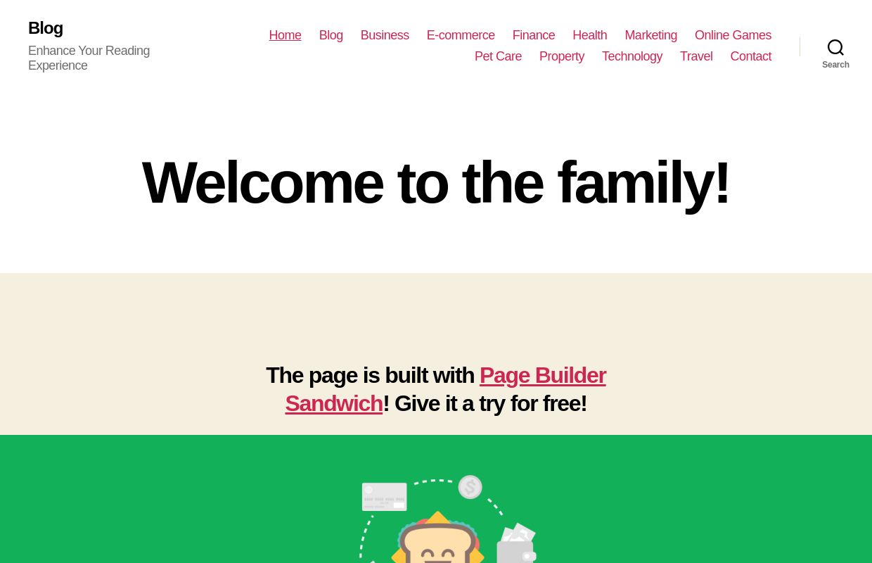 Welcome to the family! - Blog