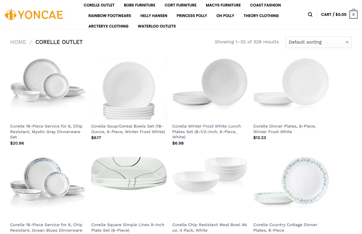 Corelle Outlet - Official Site