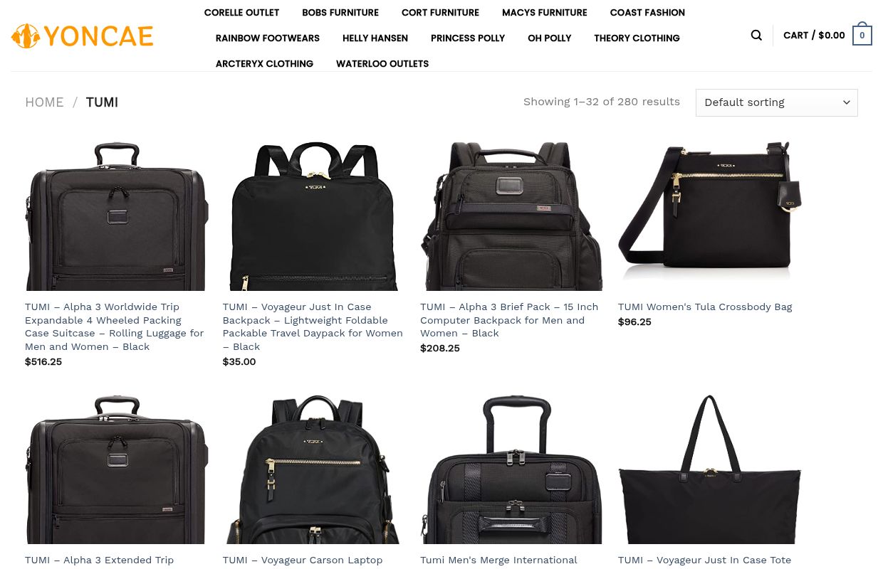Tumi Outlet - Official site 