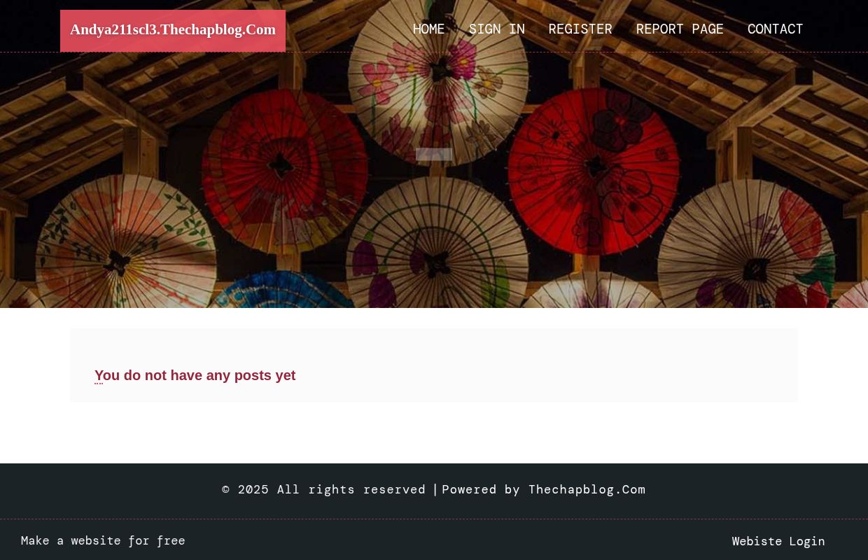 New blog andya211scl3.thechapblog.com - homepage