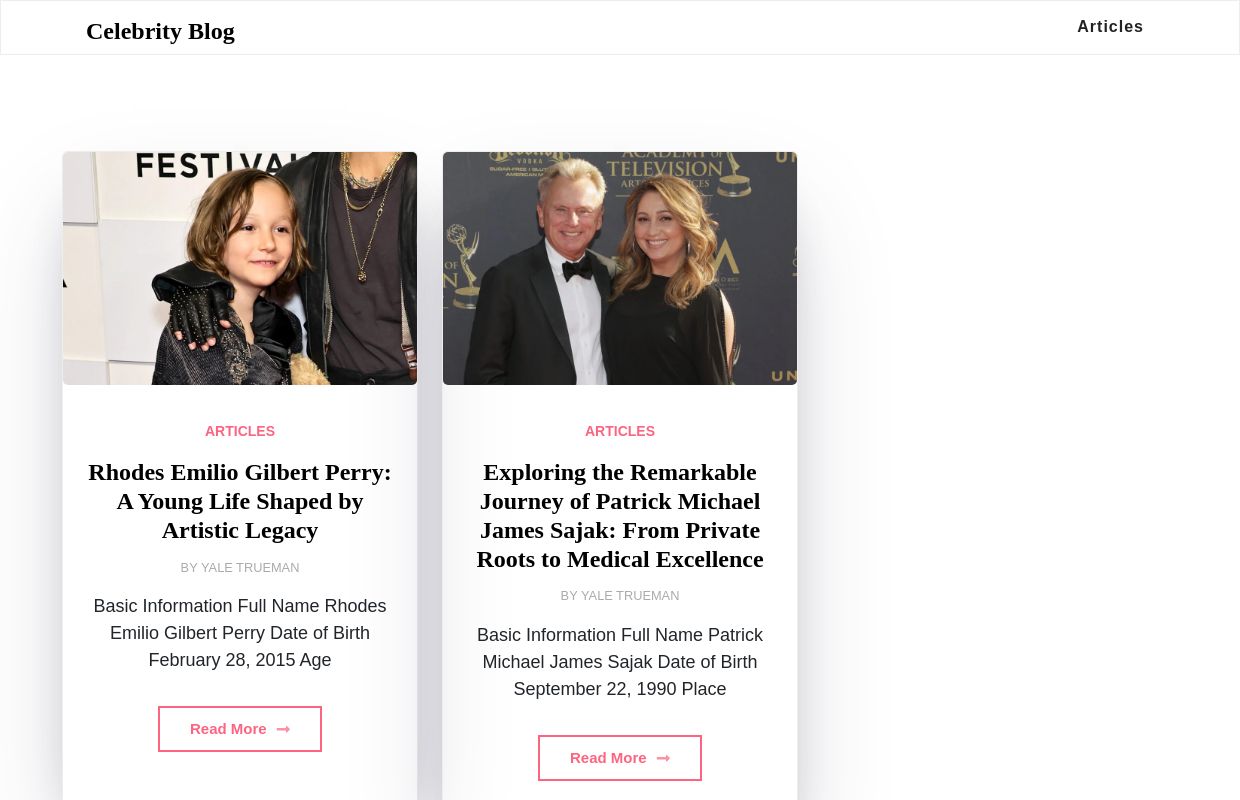 Celebrity Blog