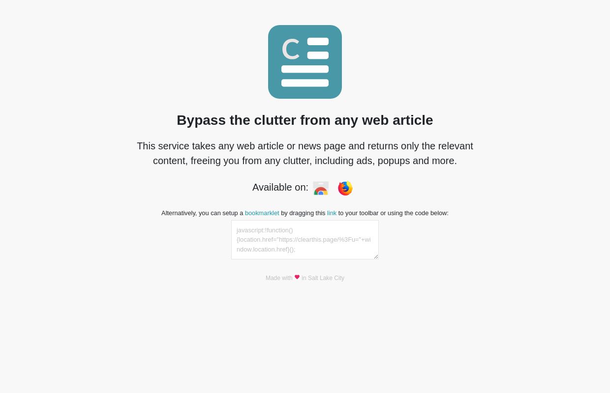 Clear This Page