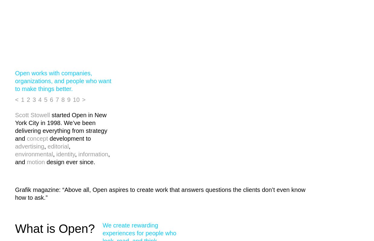 Open