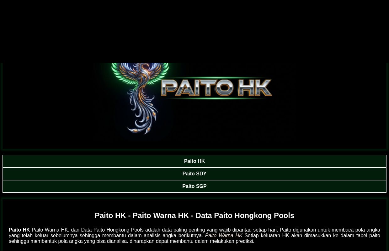 Paito HK - Paito Warna HK - Data Paito Hongkong Pools