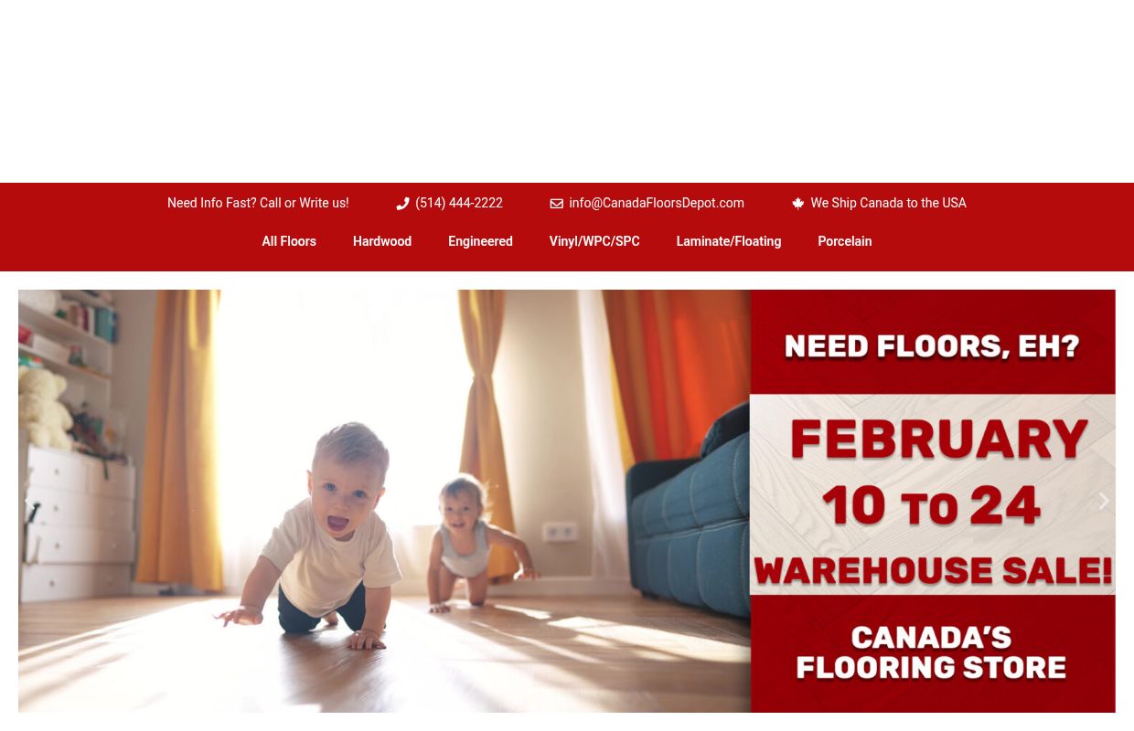 Your Online Flooring Store - Canada Floors Depot