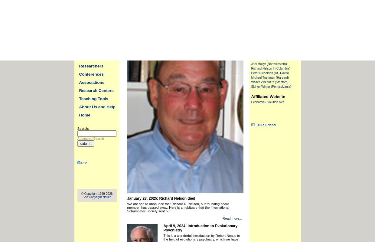 ETSS.net - Evolutionary Theories in the Social Sciences