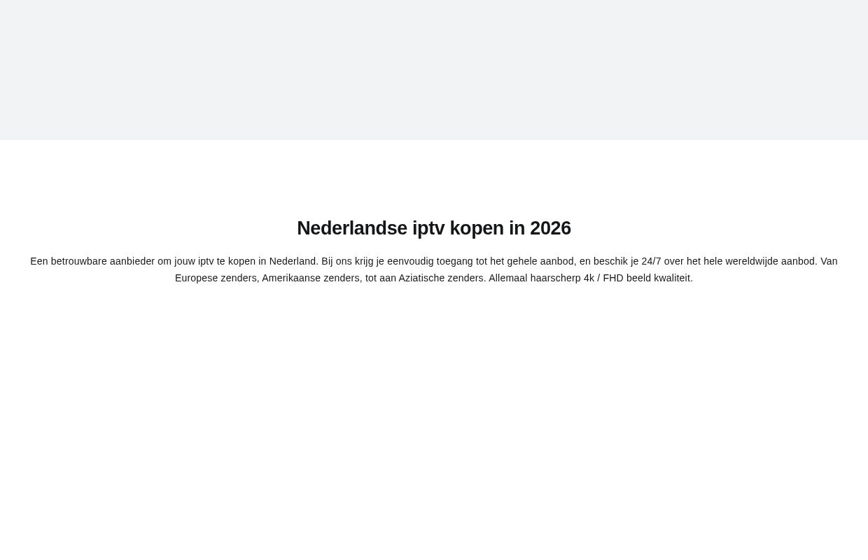iptv - Iptv Nederland