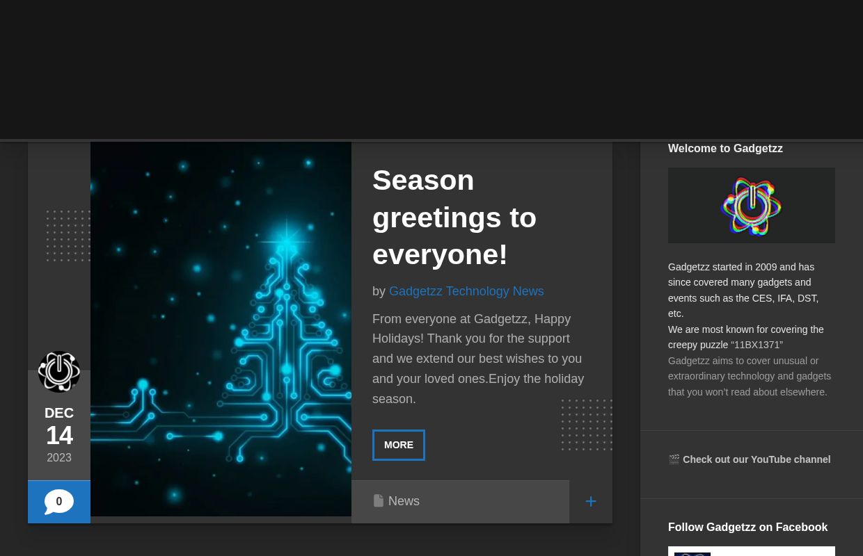 Gadgetzz - Technology and Gadgets News