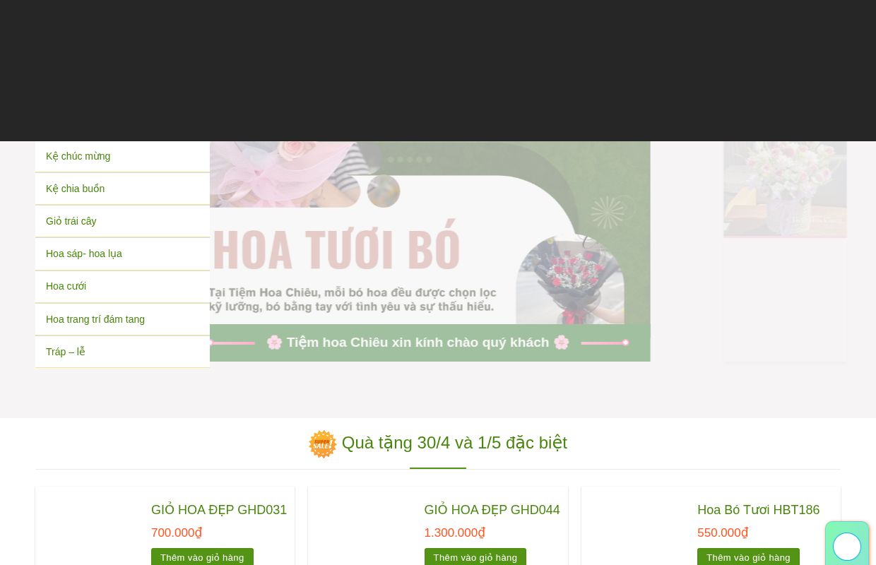 Hoa tươi CHIÊU - Tiệm hoa Bạc Liêu uy tín, giá rẻ, giao hàng tận nơi.