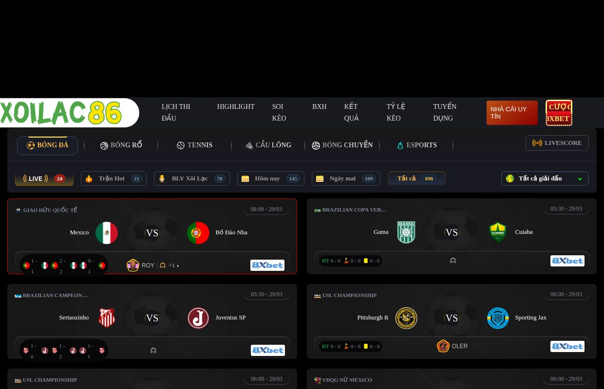 Xoilac TV - Trực tiếp bóng đá Xôi Lạc HD - Link XoilacTV hôm nay
