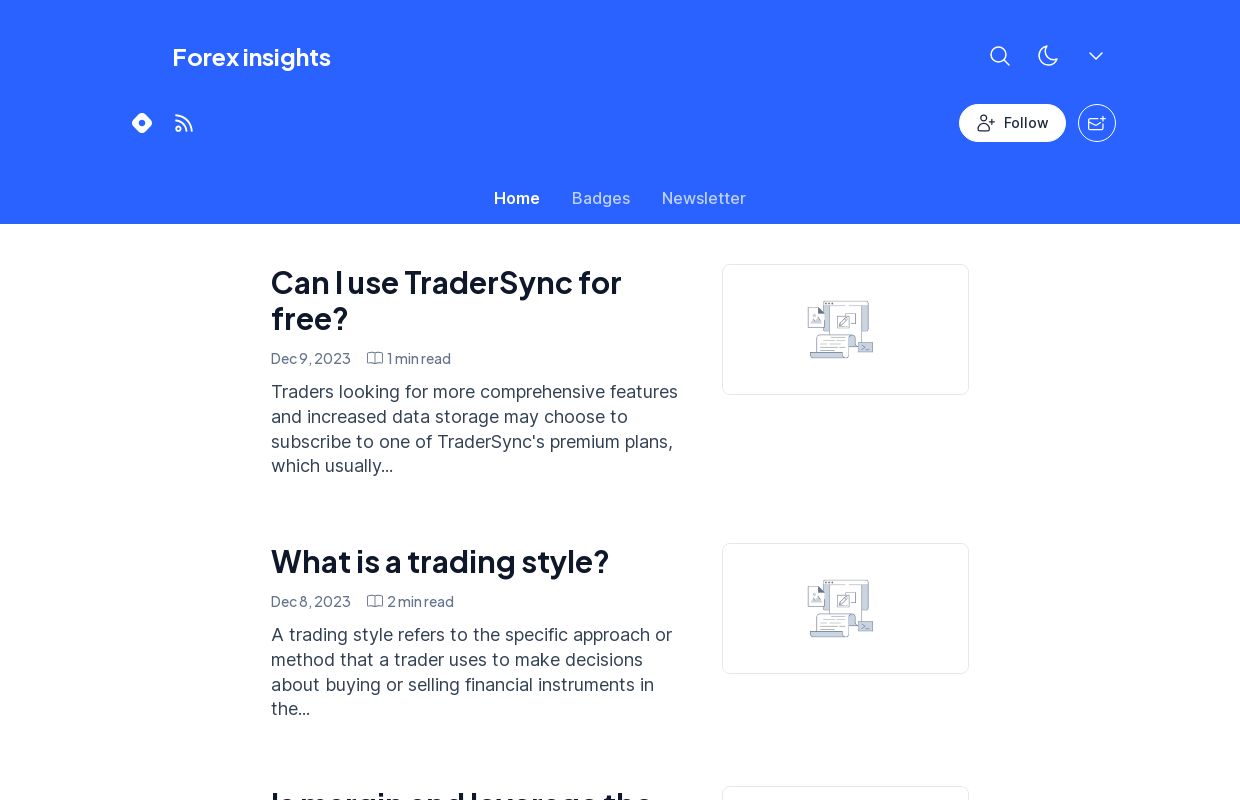 Forex insights
