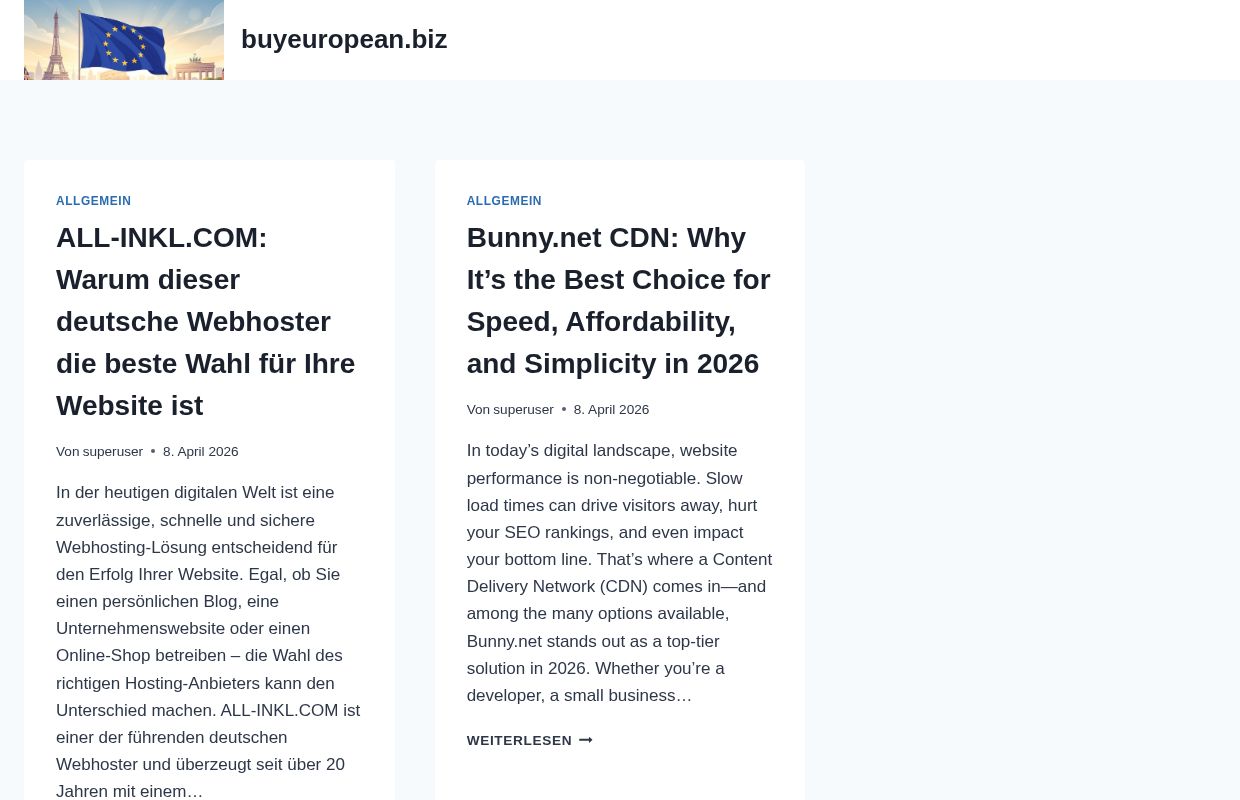 buyeuropean.biz – let's make europe stronger together