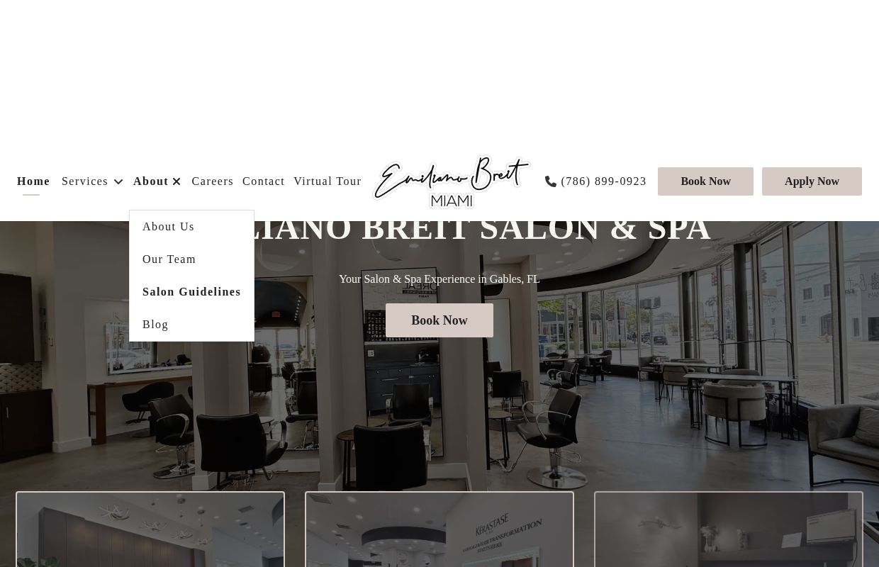 Home - Beauty Salon & Spa Experts in Gables | Emiliano Breit