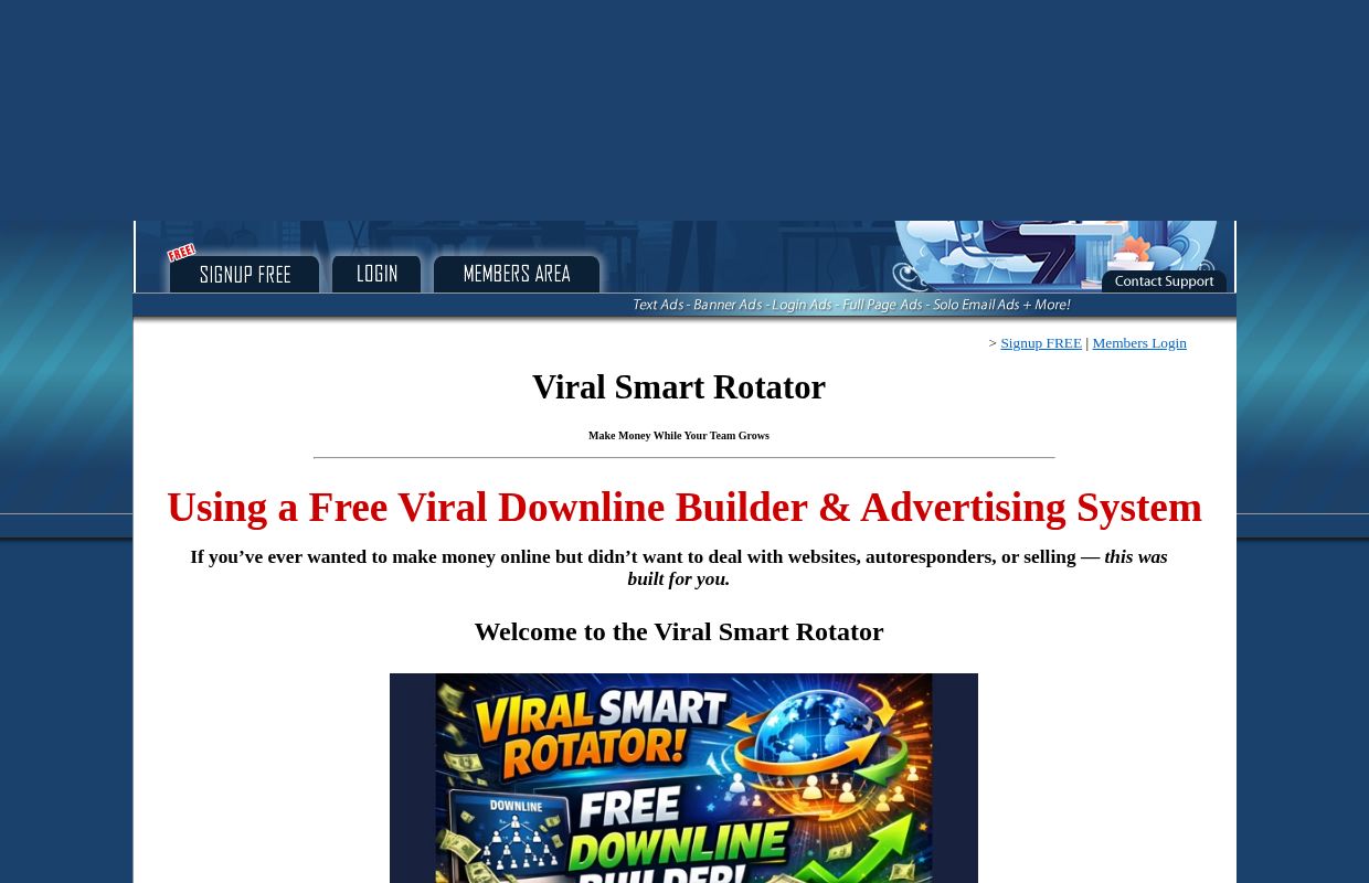Viral Smart Rotator Downline Builder