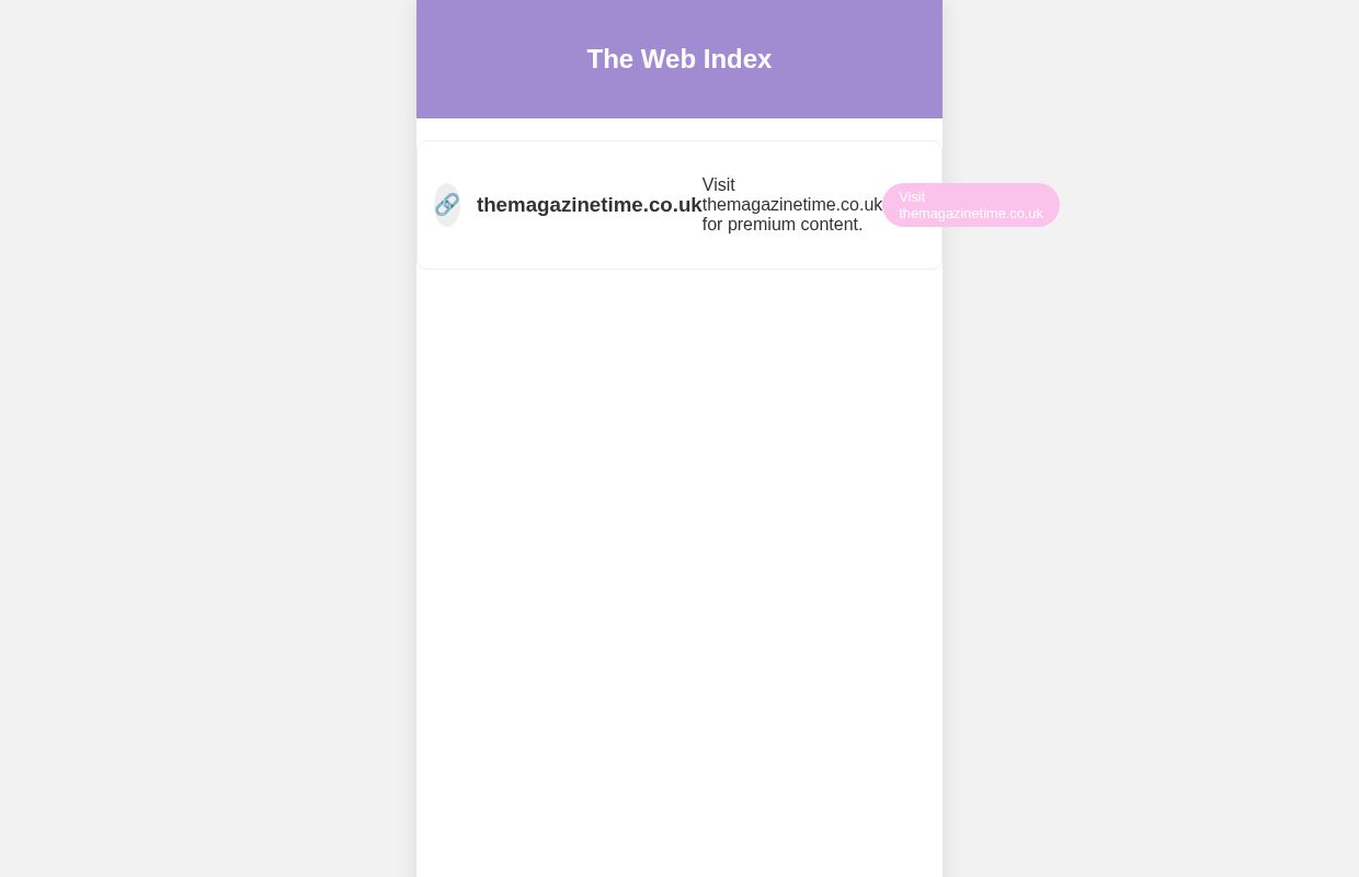 The Web Index