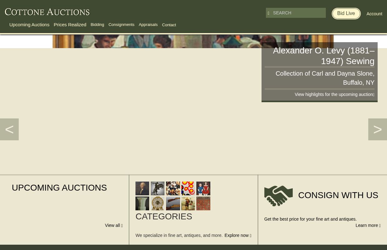 Auctions in Rochester NY | Fine Art & Antiques | Cottone Auctions