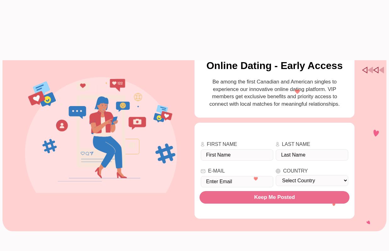 HundRoses - Canadian & American Singles Dating App