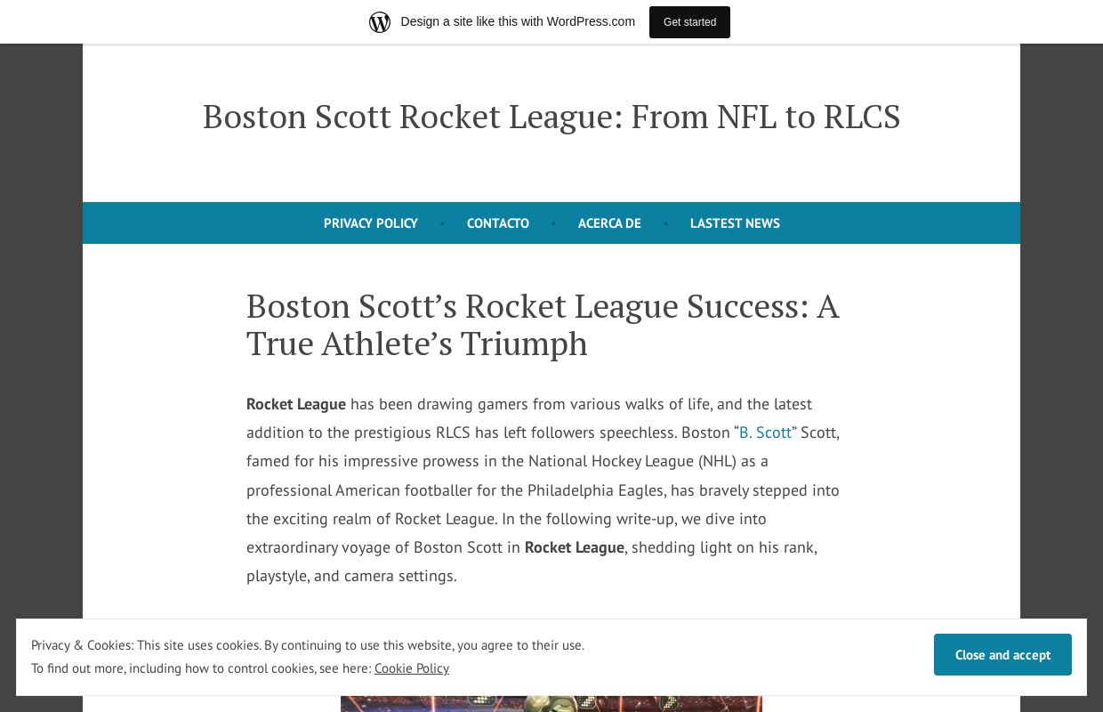 Boston Scott Rocket League: From NFL to RLCS