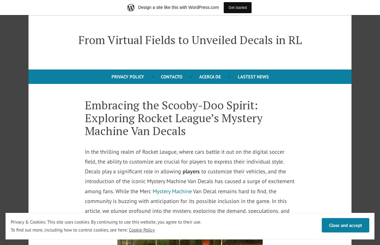 From Virtual Fields to Unveiled Decals in RL