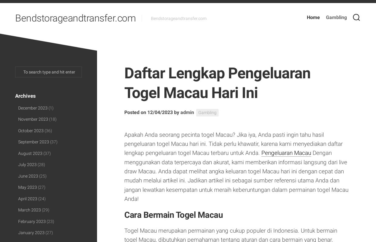 Bendstorageandtransfer.com - Bendstorageandtransfer.com