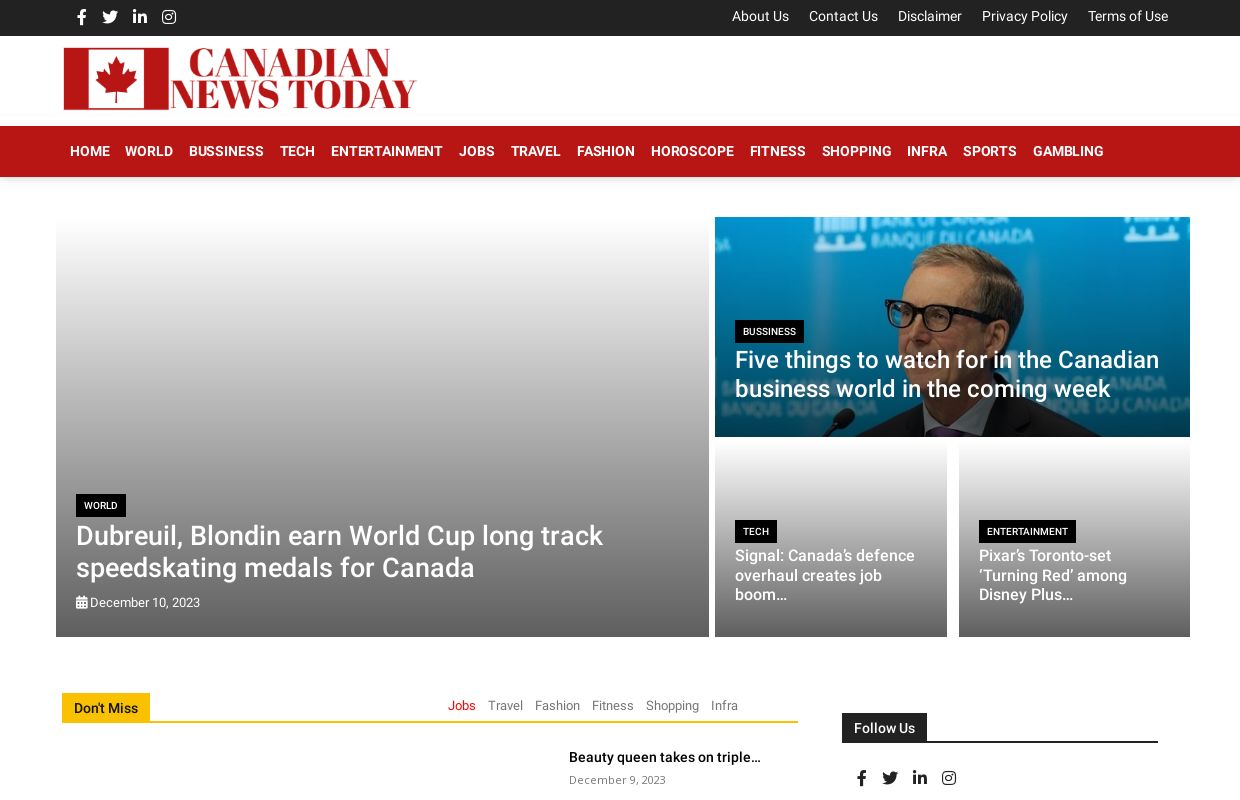 
Canadian News Today