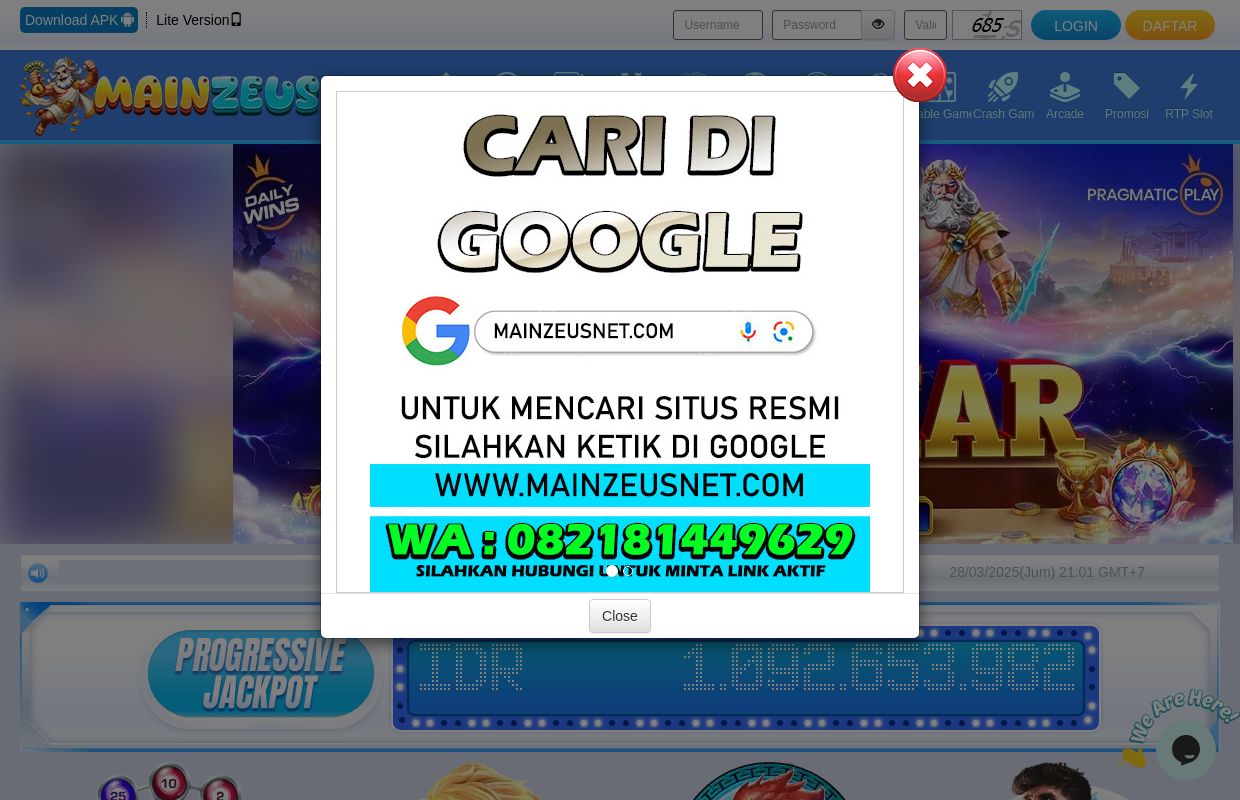 
	Mainzeus: Situs Penyedia Gaming Mobile Paling Legit Terbaik Server Internasional Terpercaya
