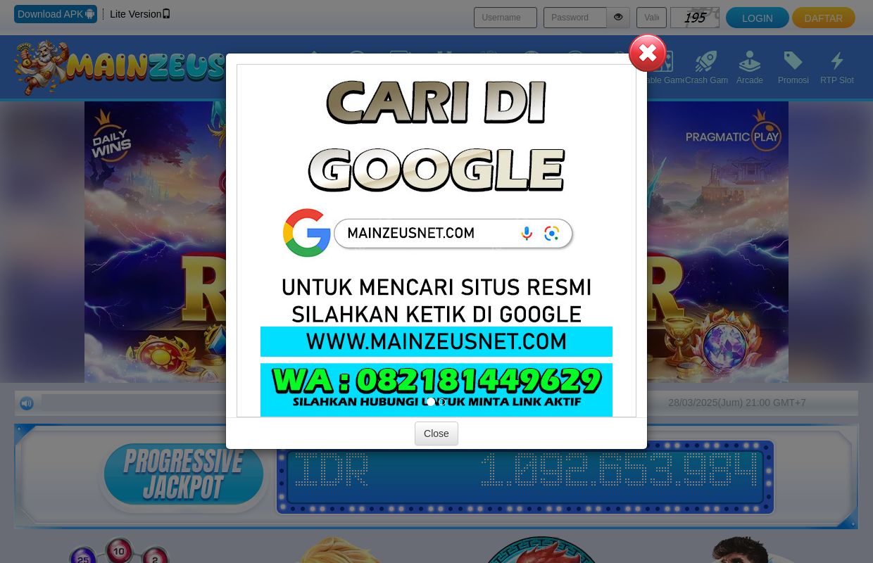 
	Mainzeus: Situs Penyedia Gaming Mobile Paling Legit Terbaik Server Internasional Terpercaya

