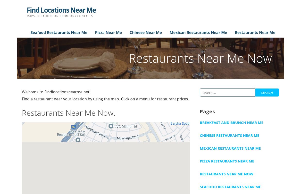 Restaurants near me now - Places to eat near me - Food near me