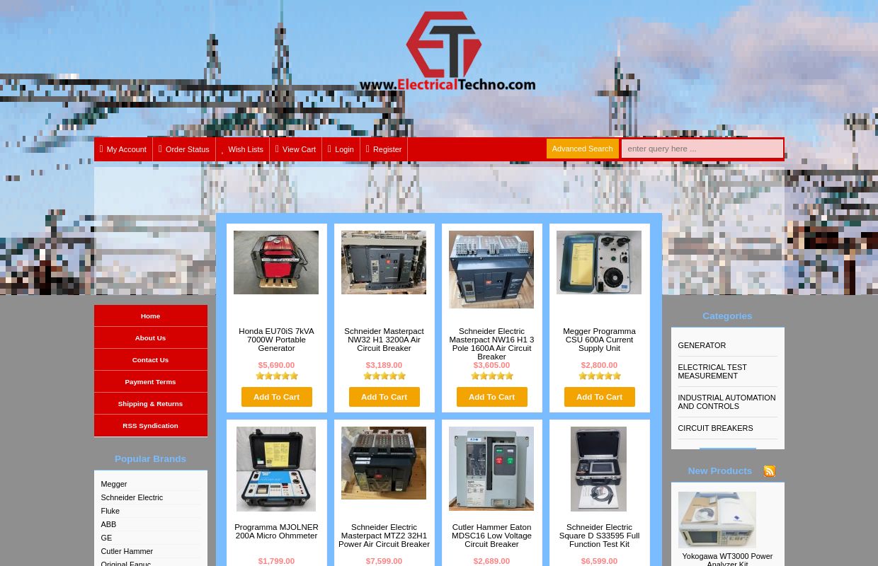 Electrical Techno, Inc - Electrical Equipment supplier