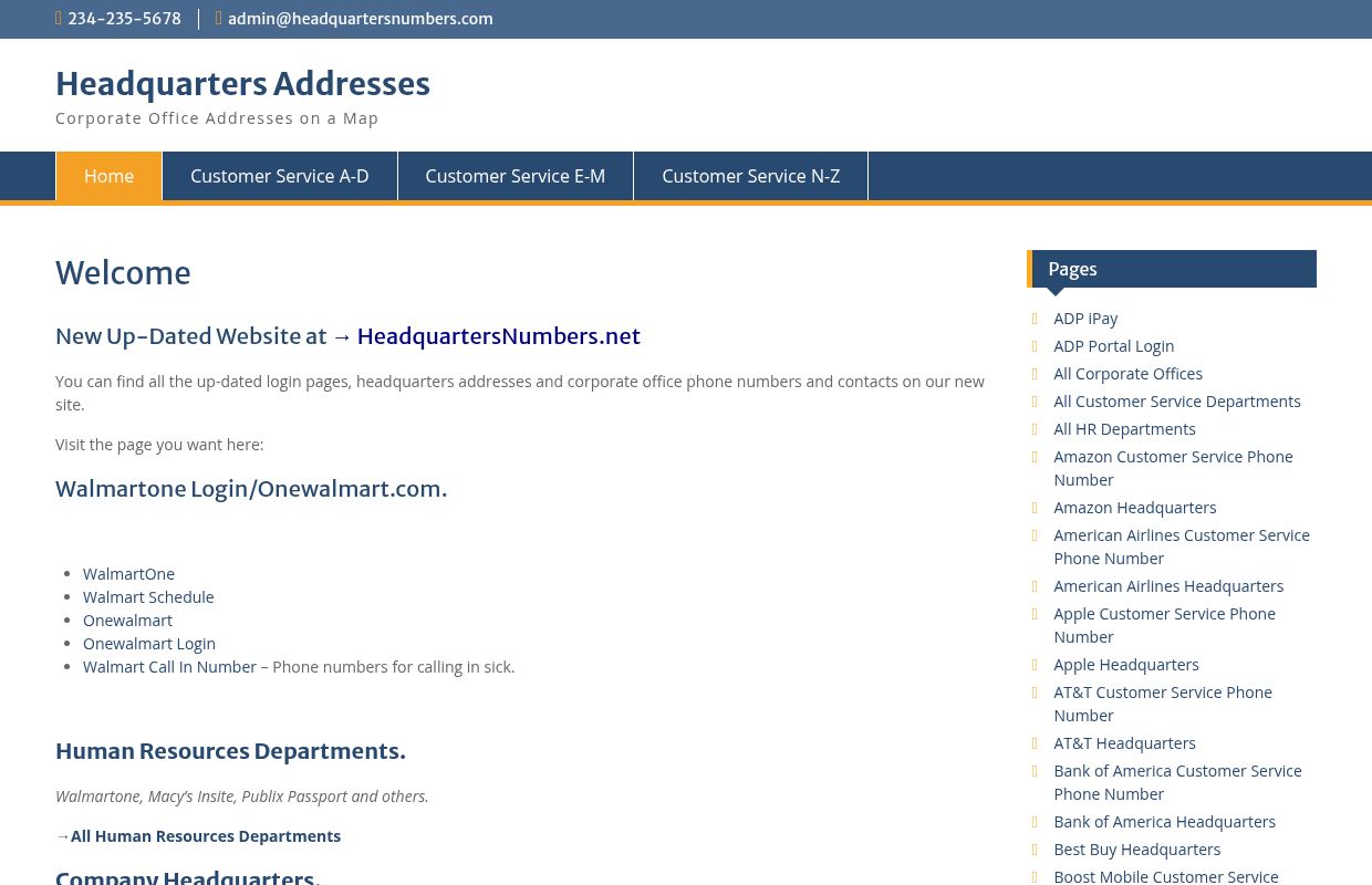 Onewalmart.com Login - Onewalmartwire.com - Walmartone Wire HQ
