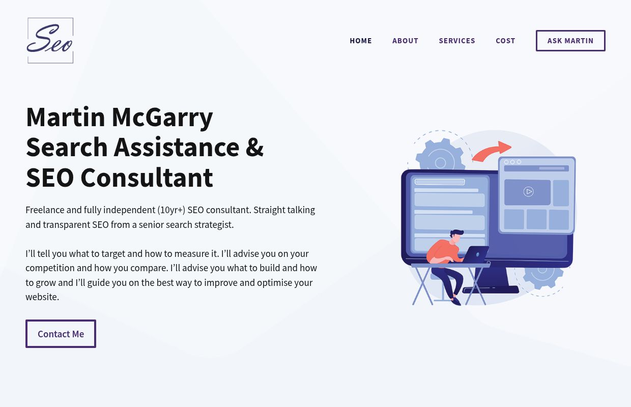Martin McGarry SEO Consultant @ Search Assistance
