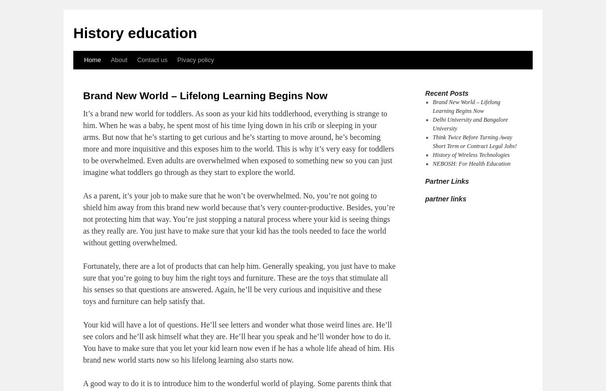 History education