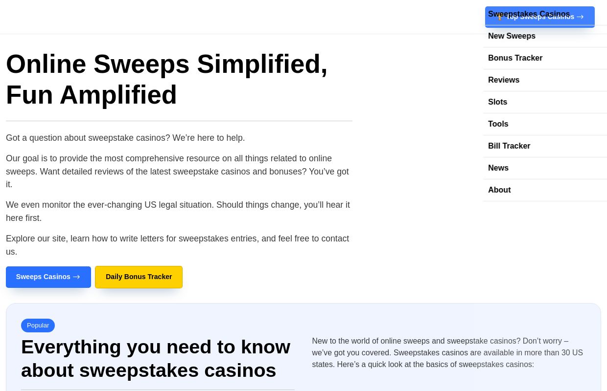 Sweepsy.com: Trusted Source for Online Sweeps