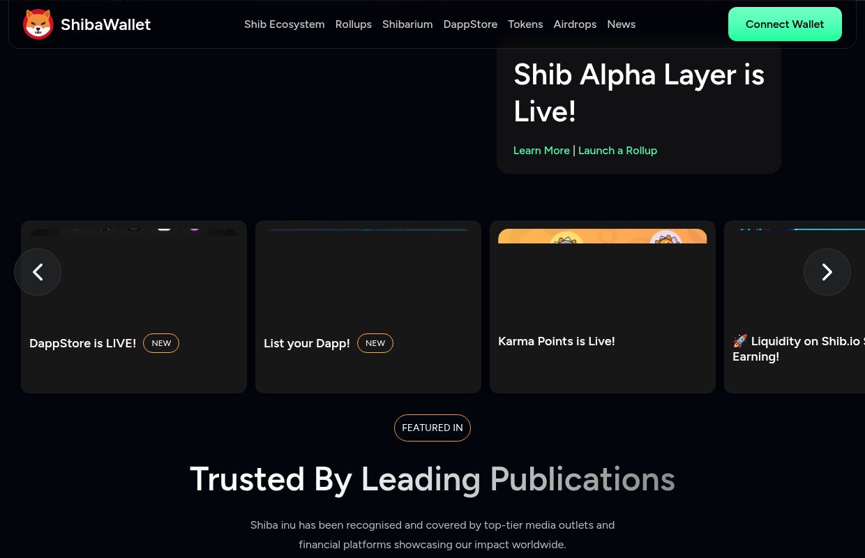 ShibaWallet - Secure Shiba Inu Crypto Wallet | Web3 Gateway