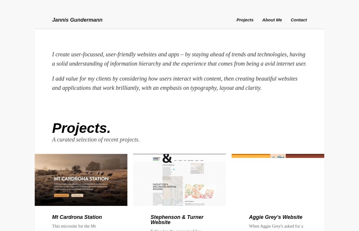 Homepage – Jannis Gundermann