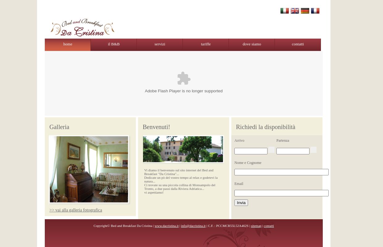 Bed e Breakfast Da Cristina  - Monsampolo - Ascoli Piceno