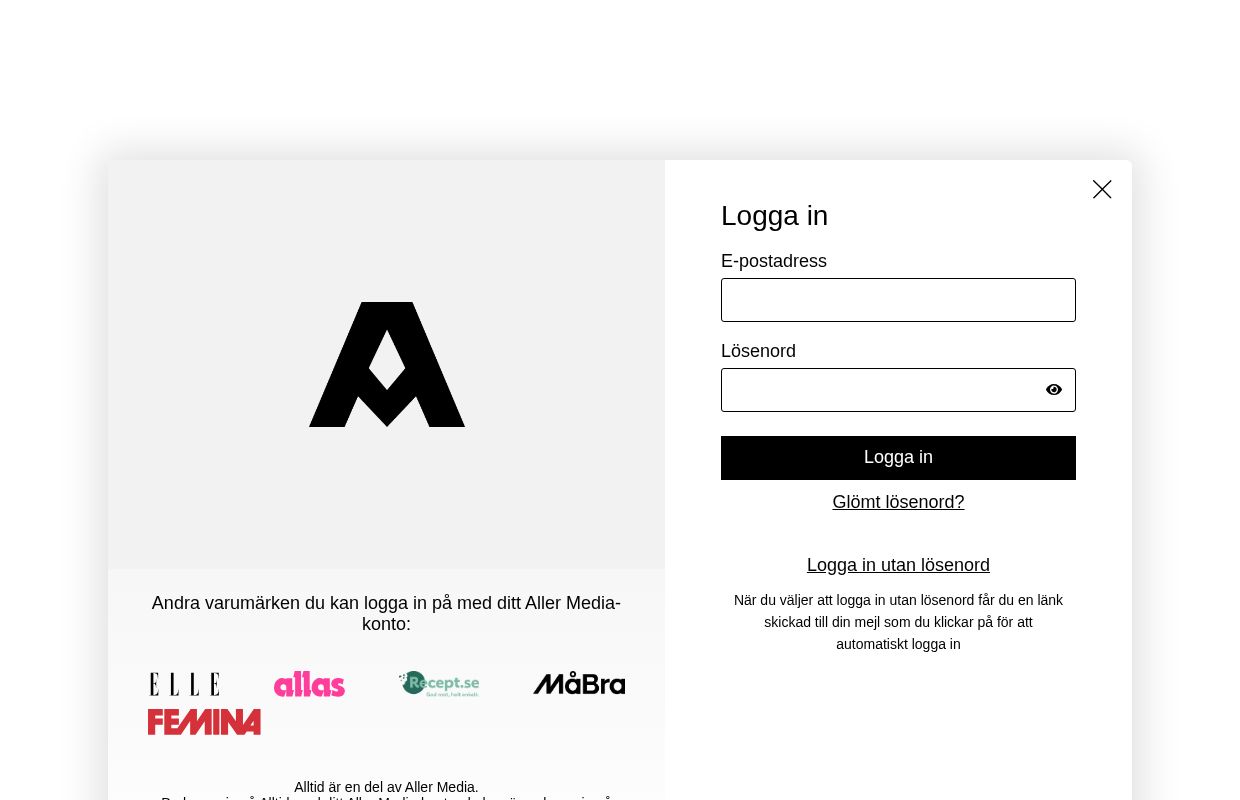 Logga in | Aller Media-konto