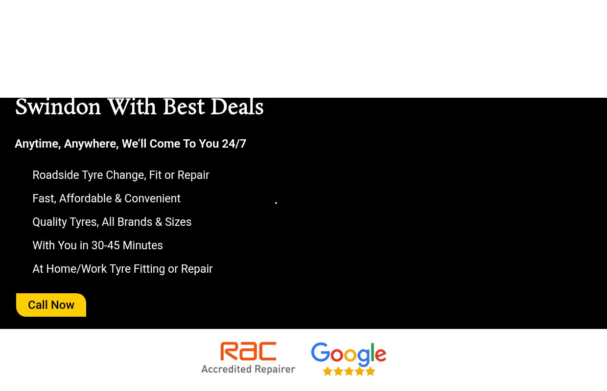 Best Mobile Tyre Fitting & Puncture Repair Services in Swindon