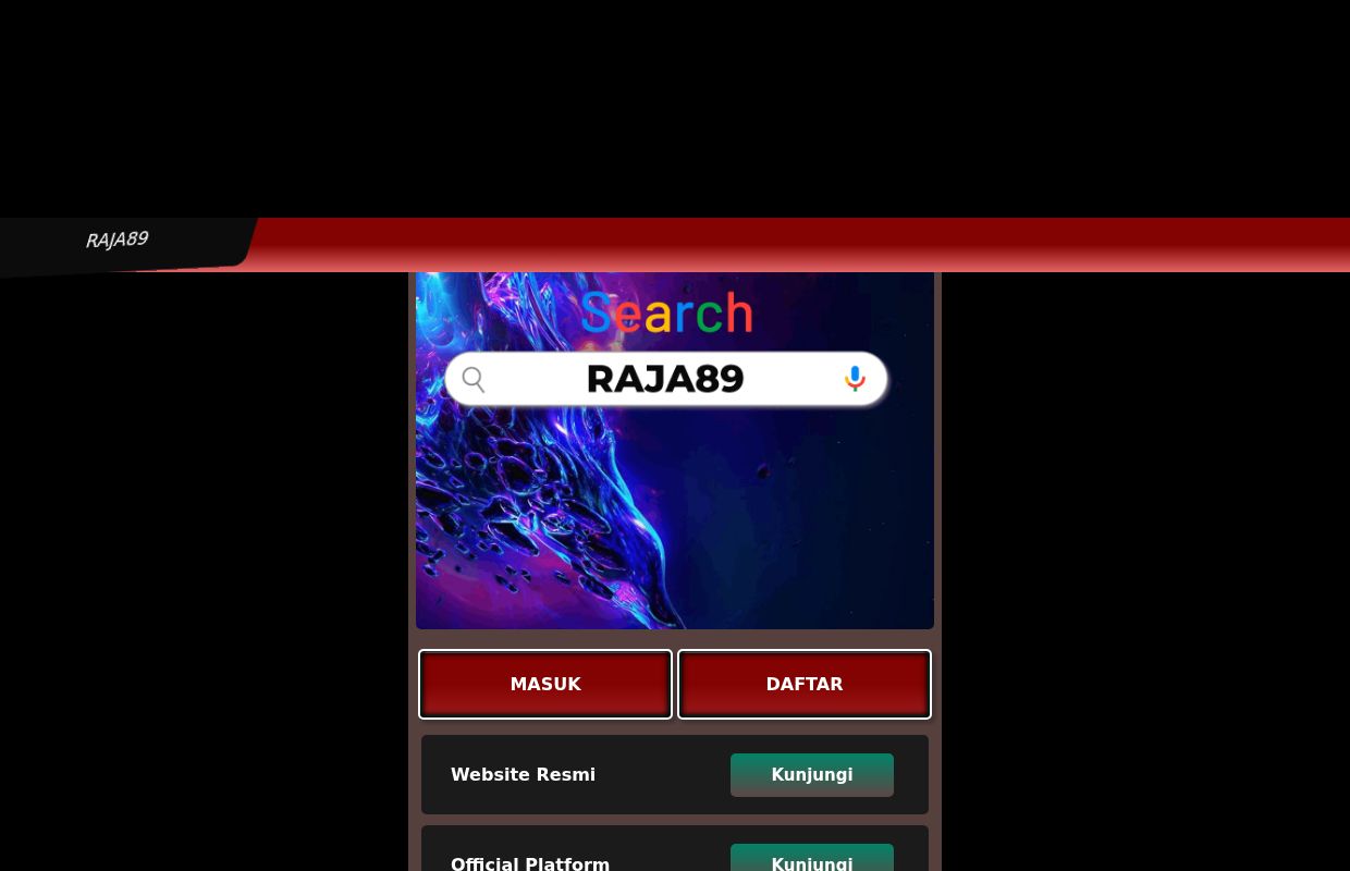 Pages.dev | RAJA89 Official Link Login Resmi