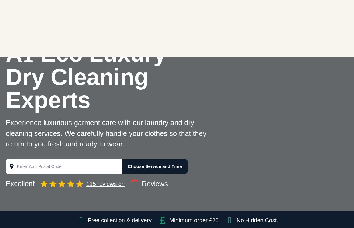 Dry cleaners London | Laundry and Dry Cleaning Services