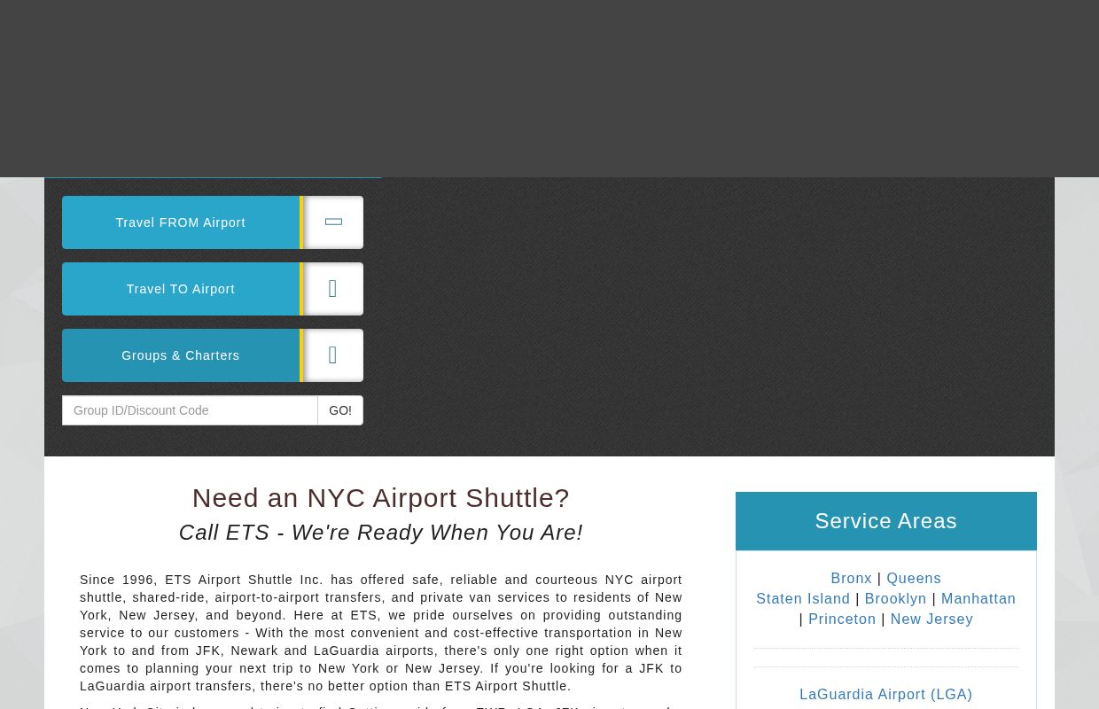 ETS Airport Shuttle | NYC Airport Shuttle | ETS Airport Shuttle