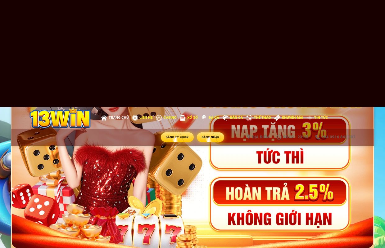 13WIN - Trang Chủ 13WIN.com | Link Đăng Kí Đăng Nhập Người Tặng +88K