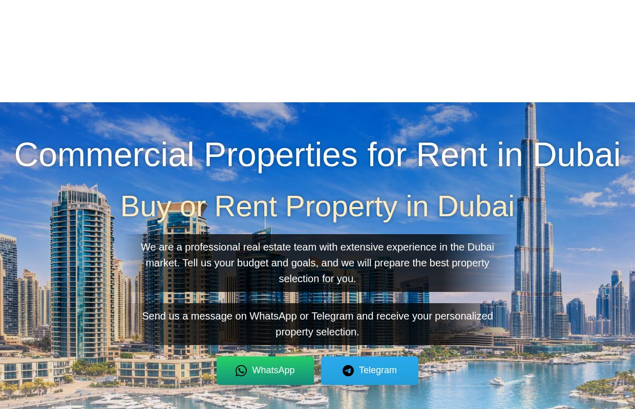 Commercial Properties for Rent in Dubai