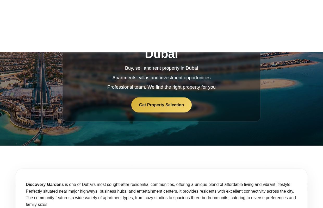 Studio Apartment for Sale in Dubai