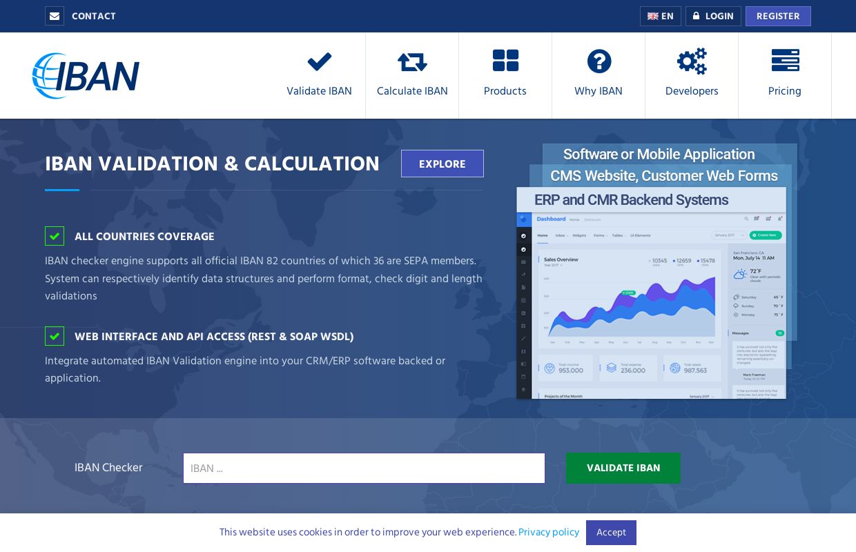 IBAN Checker: International Bank Account Number validation