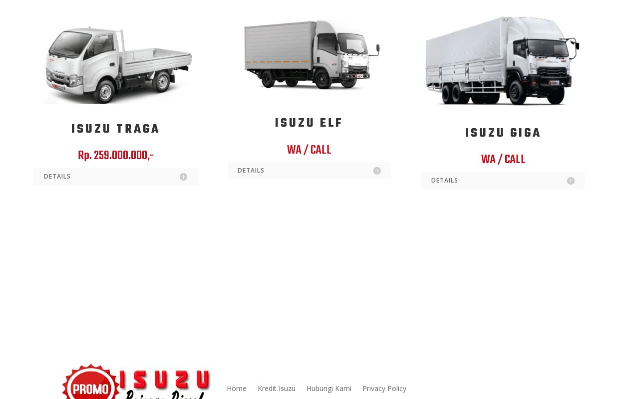 Price List Isuzu Terbaru - Isuzu Cikarang Bekasi Online
