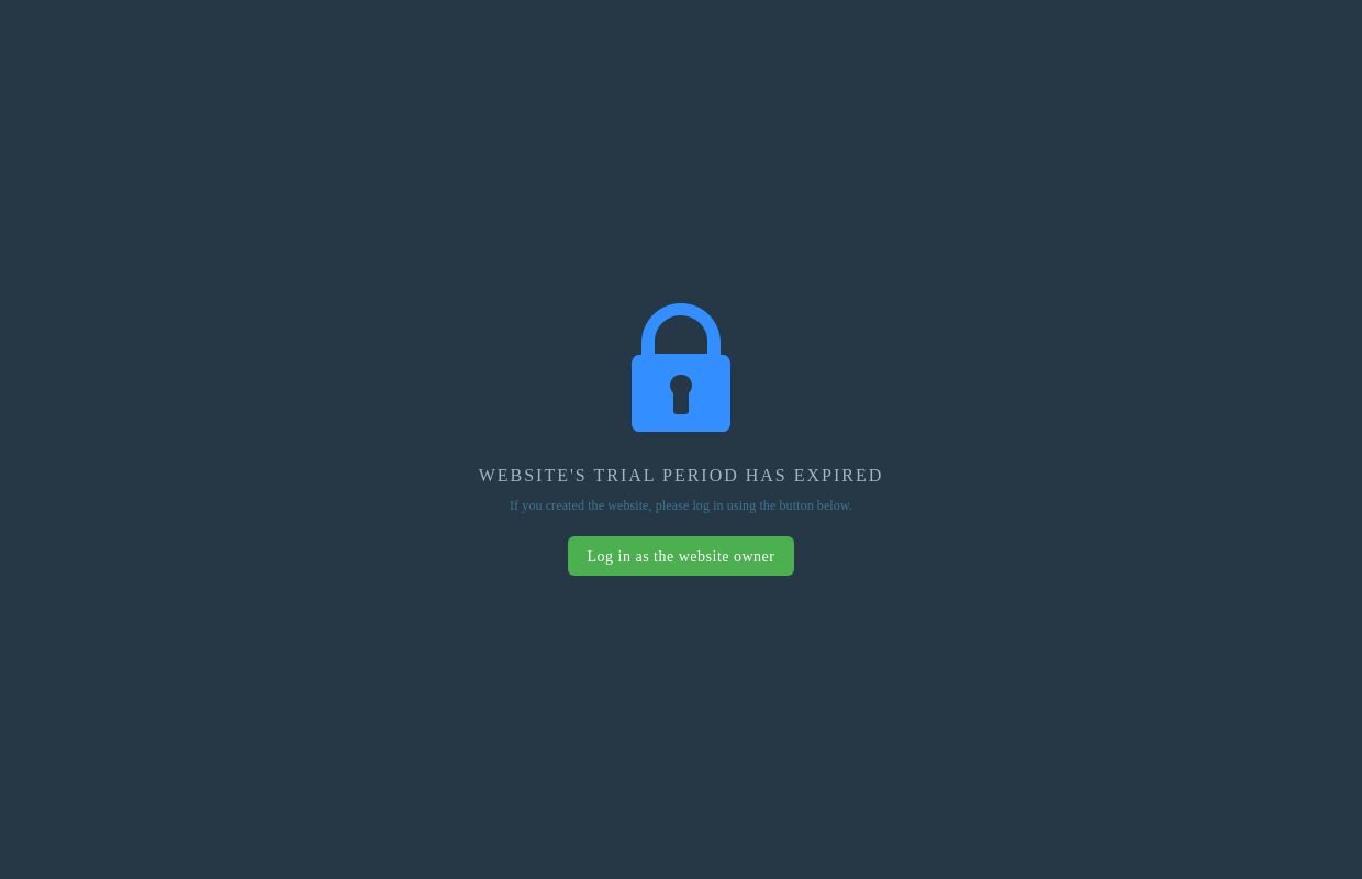 
			uKit — Website's trial period has expired
		